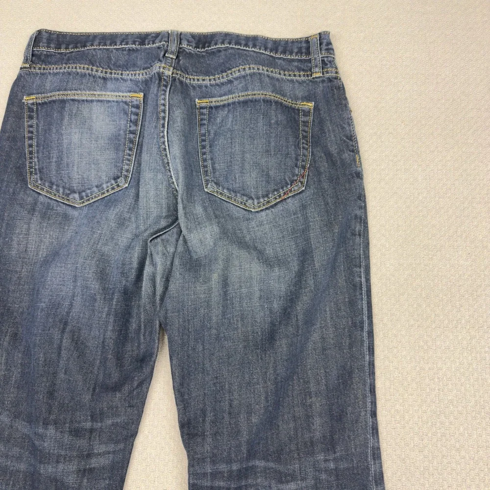 Banana Republic Jeans Mens 34x30 Blue Denim Straight Fit Faded Y2k Casual